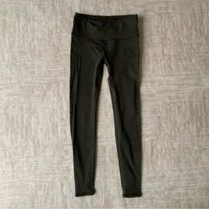 Lululemon Align Leggings Nulu Yoga Green Mesh Panels